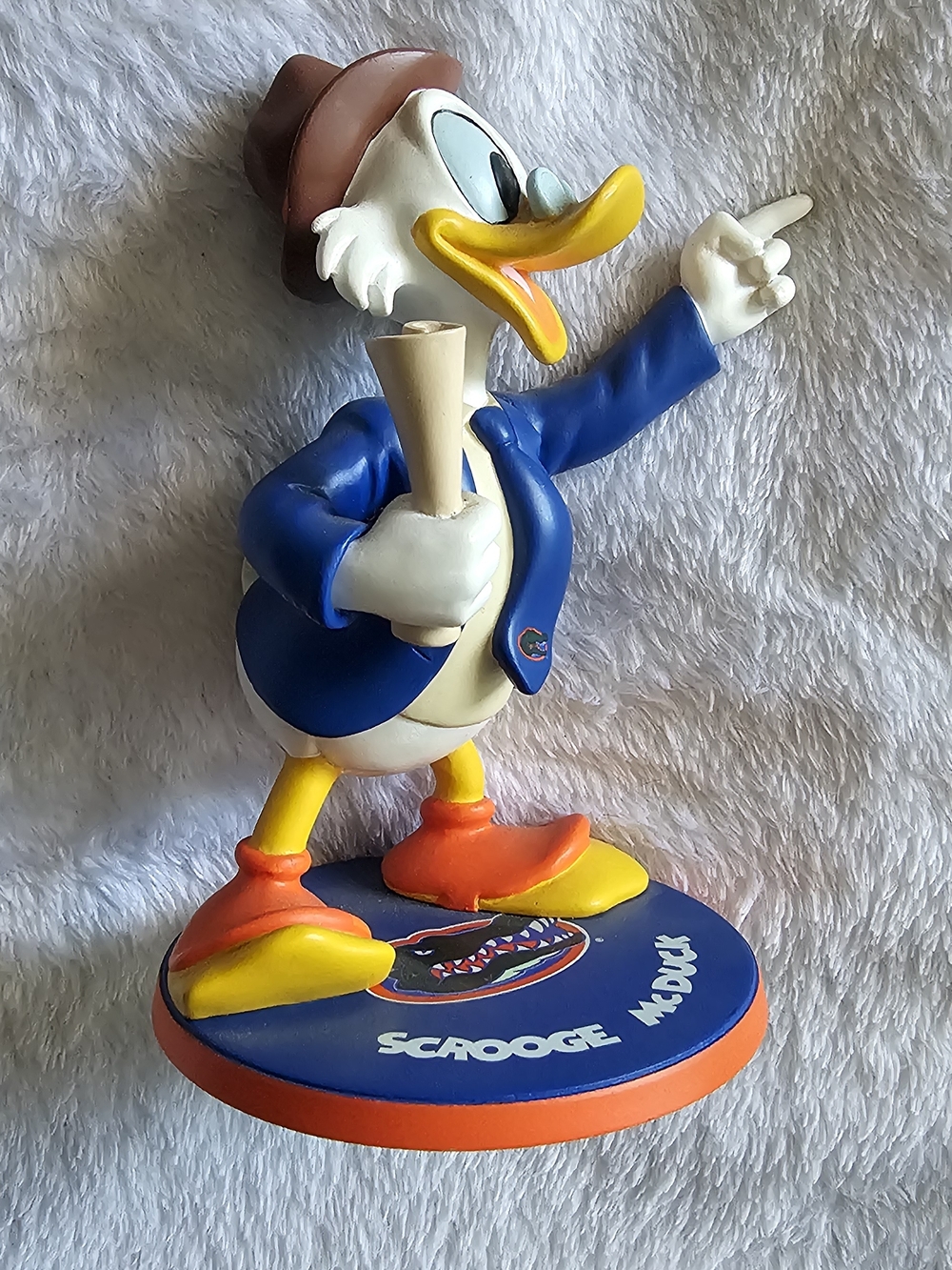 Disney Danbury Mint Florida Gators Scrooge McDuck Figurine